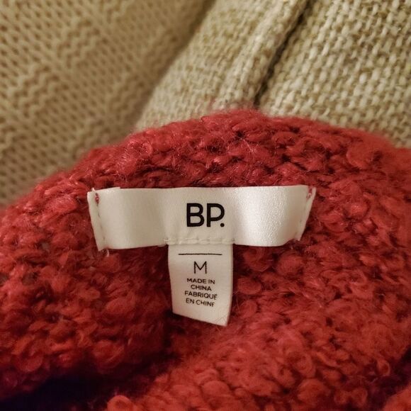 BP. Funnel Neck Bouclé Sweater - Picture 9 of 11